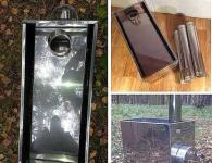 Camping stove for a bath: from the store, heater, homemade