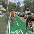 Trafikregler för cyklar Skylt uppmärksamma cyklister